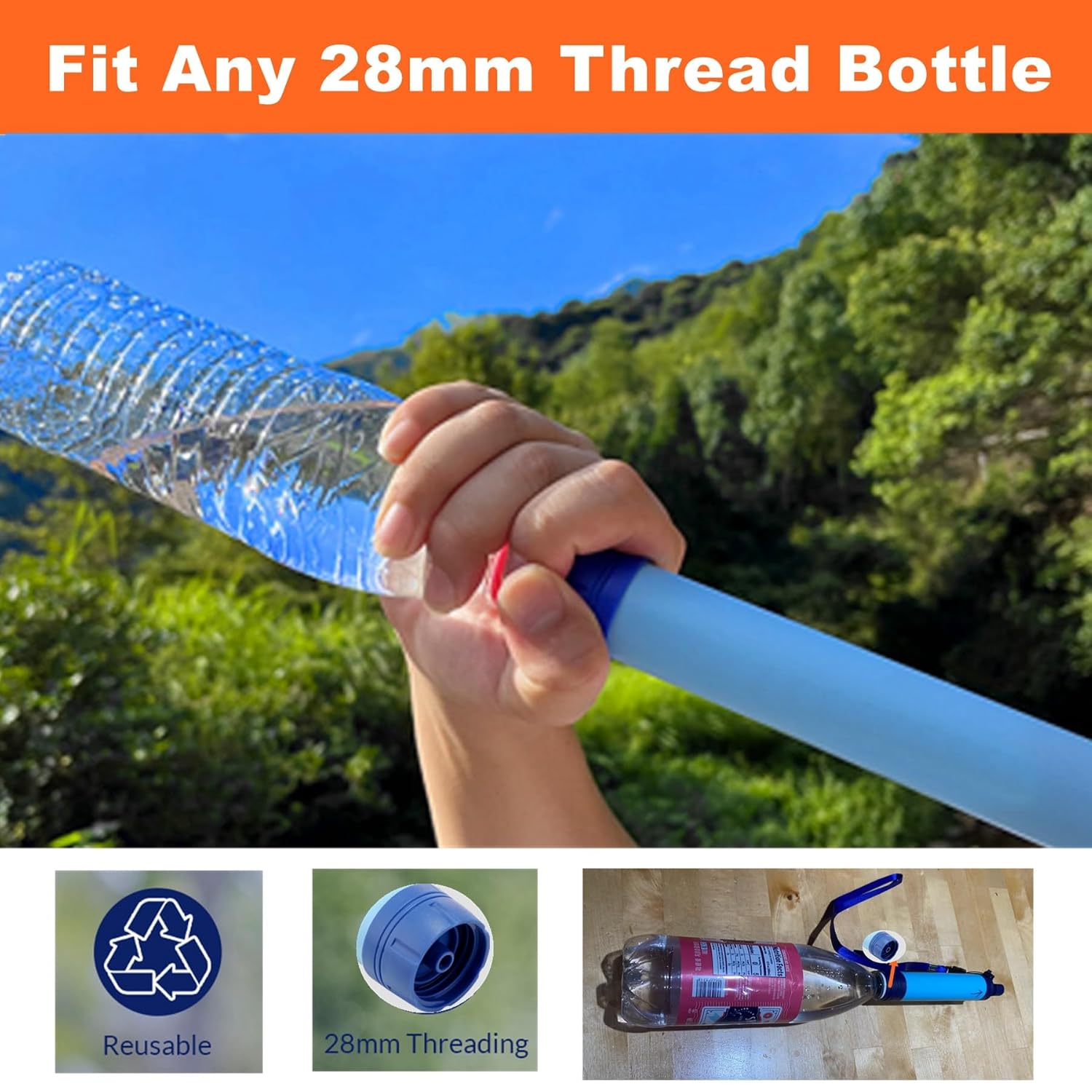 Персональный фильтр-соломинка  – обзор и цена Water Purification Straw