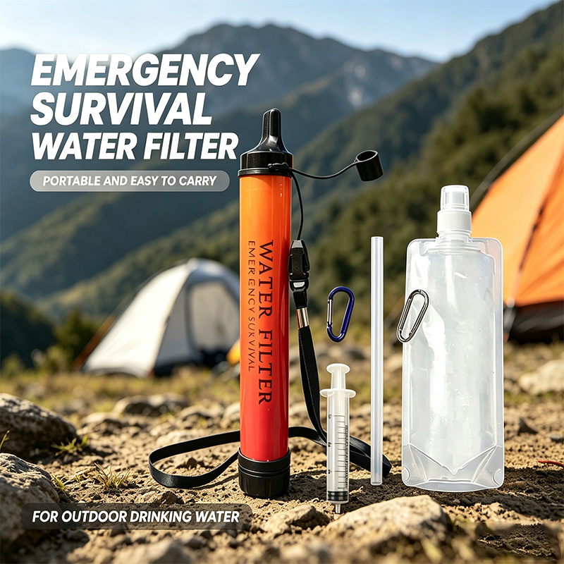 Портативный мини-фильтр для во – обзор и цена Water Purification Straw
