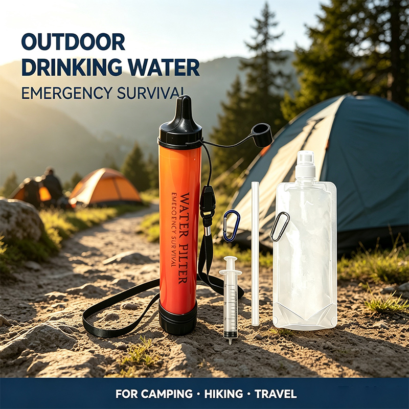 Портативный мини-фильтр для во – обзор и цена Water Purification Straw