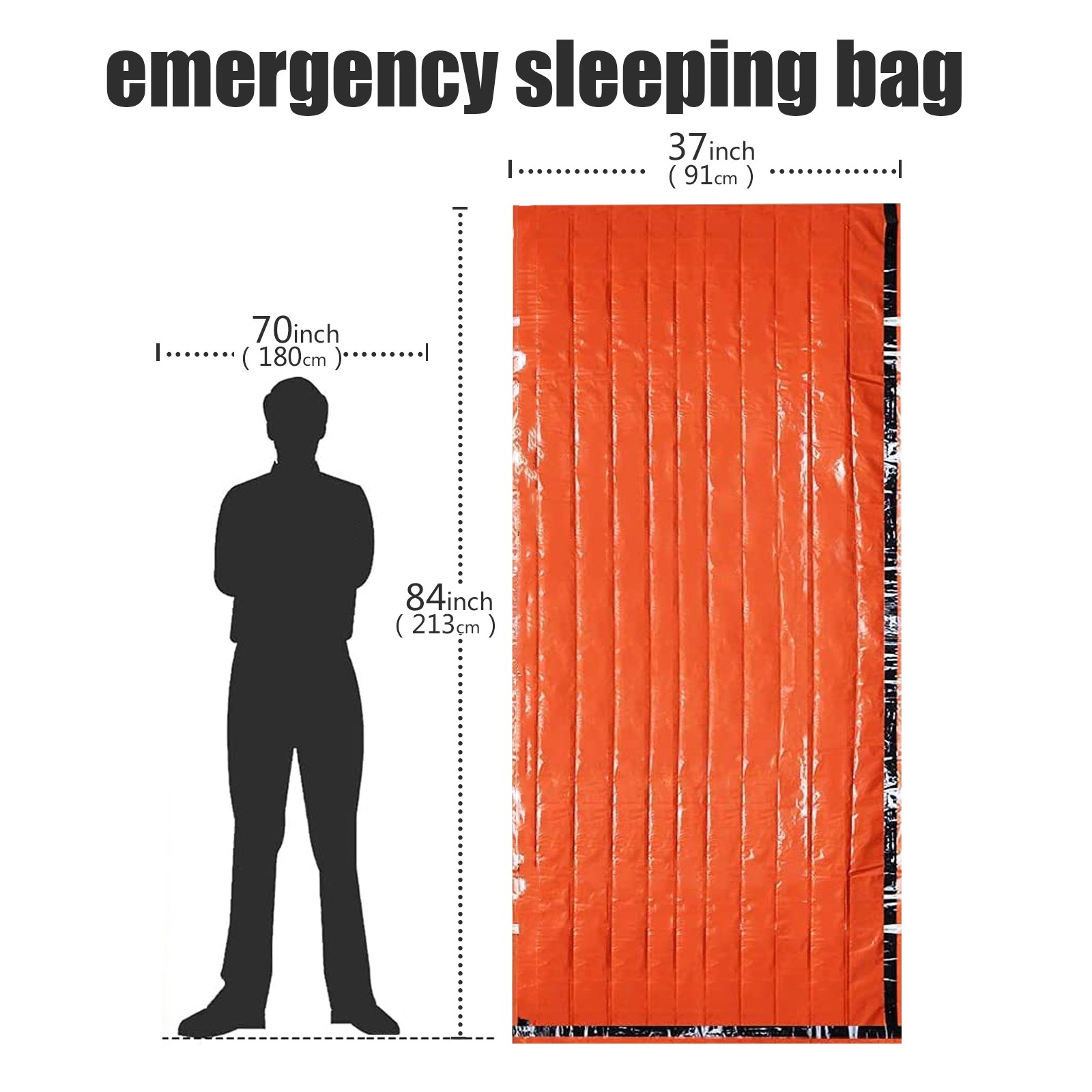 Аварийный спальный мешок, майл – обзор и цена Emergency Mylar Tent